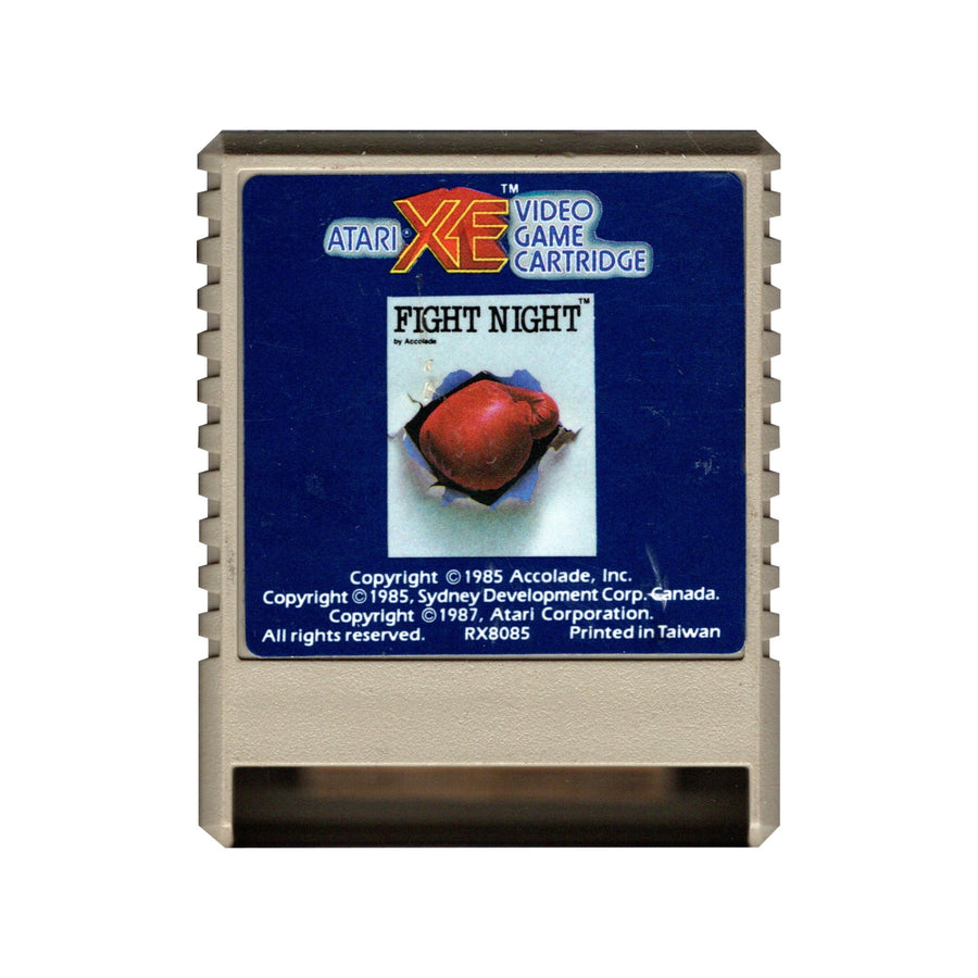 Atari XE-Fight Night (Losse Cassette) Tweedehands
