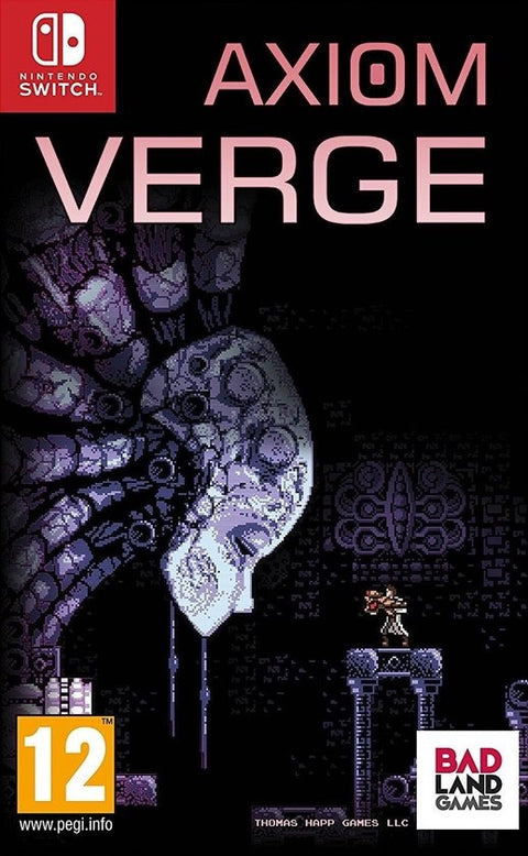 Nintendo Switch Axiom Verge, doos voorkant, tweedehands