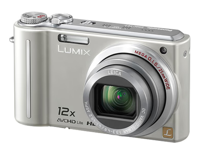 Panasonic-Lumix DMC-TZ7 Digitale Compact Camera - Zilver-tweedehands