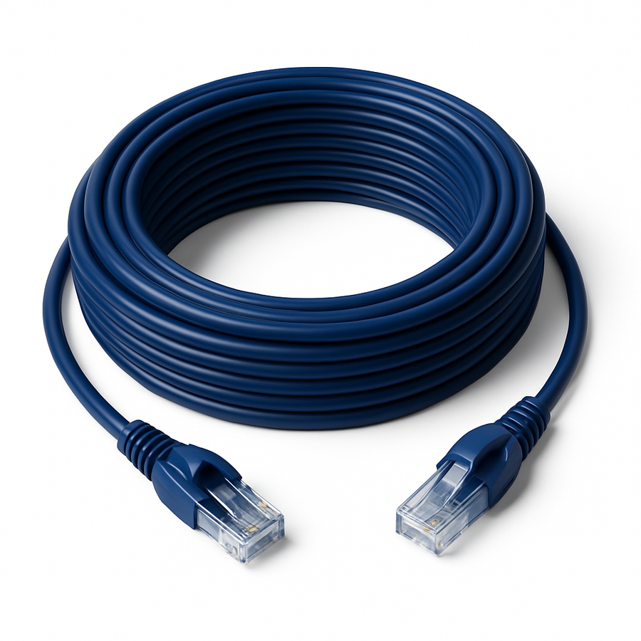 Bandridge-CL70015X RJ45 Male - RJ45 Male Netwerkkabel van 15 meter - Donker Blauw (Nieuw)