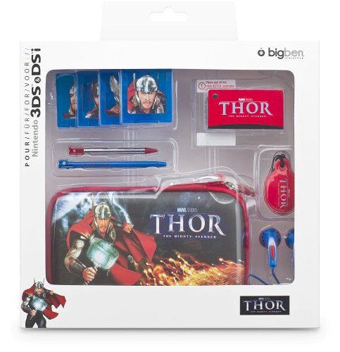 Bigben-Accessoires Pack 'Marvel Hero Thor' voor Nintendo 3DS/DSi/DS Lite (Nieuw)