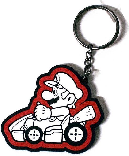 Bioworld-Mario Kart 8 Sleutelhanger - Racing Mario (Nieuw)