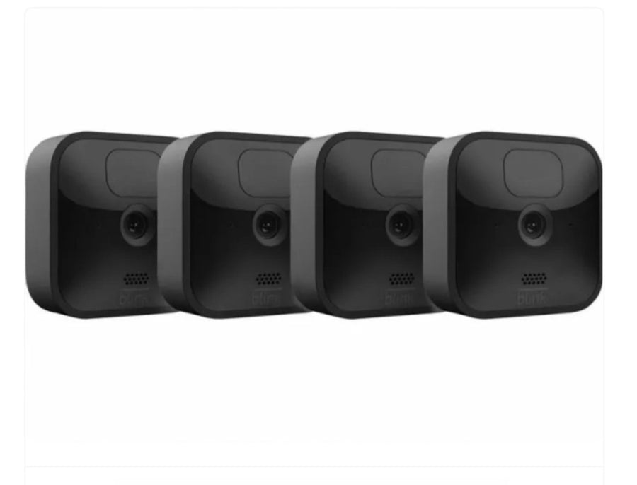 Blink-Outdoor Draadloze HD Beveiligingscamera Set (4 camera’s) met Nachtzicht (Nieuw)