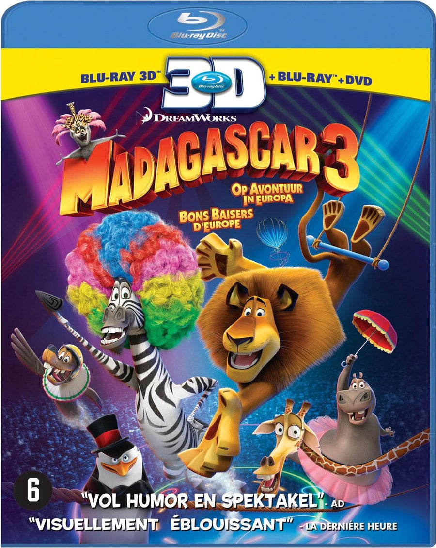 Blu-Ray-Madagascar 3: Op Avontuur in Europa Tweedehands