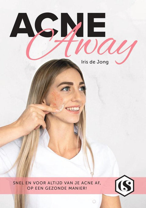 Boek-Acne Away - #1 Acneverzorging Boek - Vaarwel Puistjes, Mee-eters & Overbodige Dagcremes - Puisten Verwijderaar-tweedehands