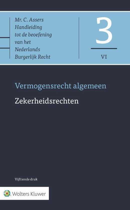 Boek-Asser-serie 3VI - Zekerheidsrechten-tweedehands