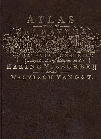Boek-Atlas Van de Zeehavens Der Bataafsche Republiek, Die Van Batavia En Onrust-tweedehands