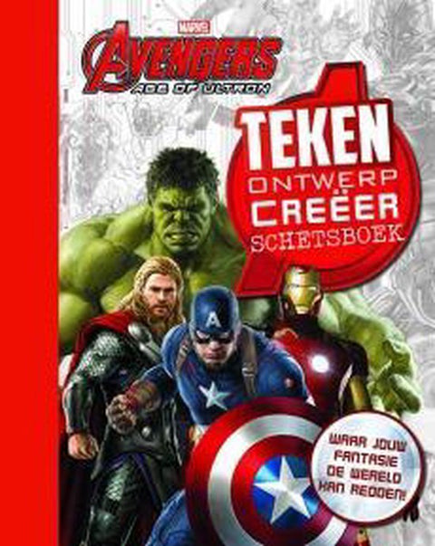 Boek-Avengers teken, ontwerp, creëer, schetsboek-tweedehands