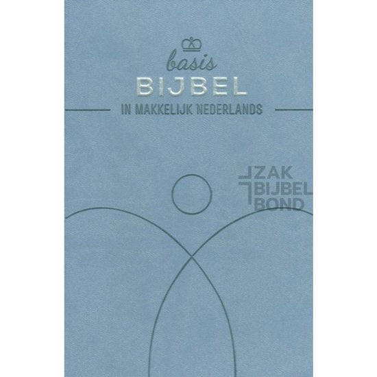 Boek-Basisbijbel vivella met zilversnede-tweedehands