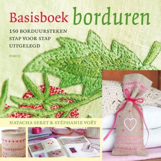 Boek-Basisboek borduren. Ruim 140 borduursteken stap voor stap uitgelegd-tweedehands