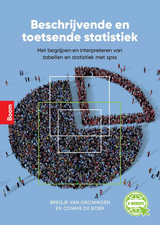 Boek-Beschrijvende en toetsende statistiek-tweedehands