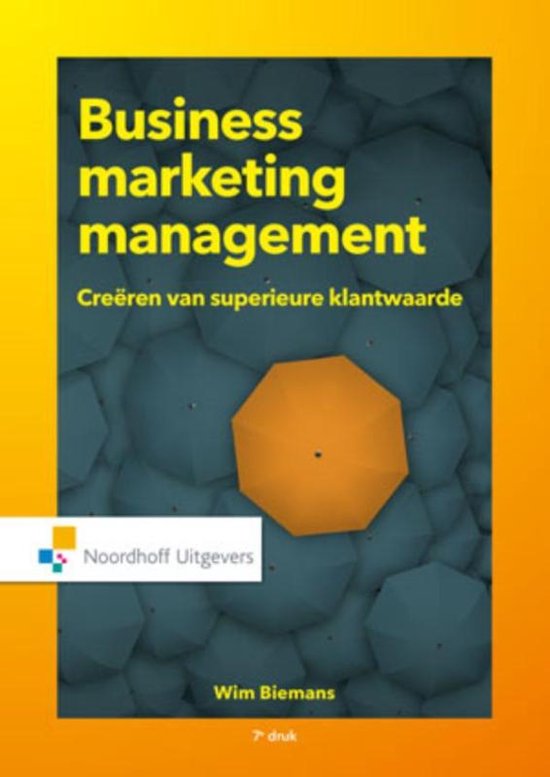 Boek-Business marketing management-tweedehands