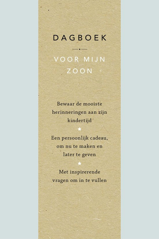 Boek-Dagboek voor mijn zoon-tweedehands