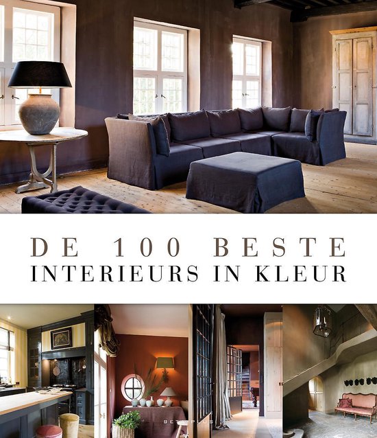 Boek-De 100 beste interieurs in kleur-tweedehands