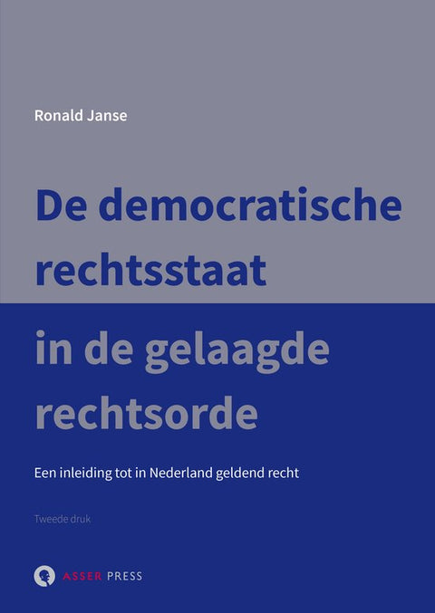 Boek-De democratische rechtsstaat in de gelaagde rechtsorde-tweedehands