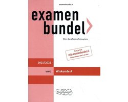 Boek-Examenbundel vwo Wiskunde A 2021/2022-tweedehands