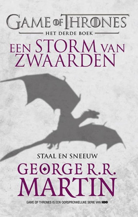 Boek-Game of Thrones 3 - Een storm van zwaarden Staal en sneeuw-tweedehands