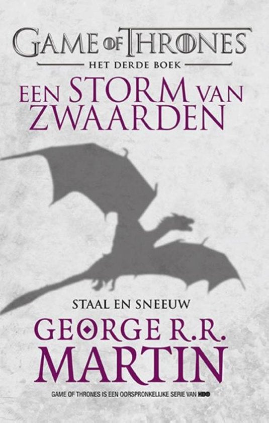 Boek-Game of Thrones 3 - Een storm van zwaarden Staal en sneeuw-tweedehands