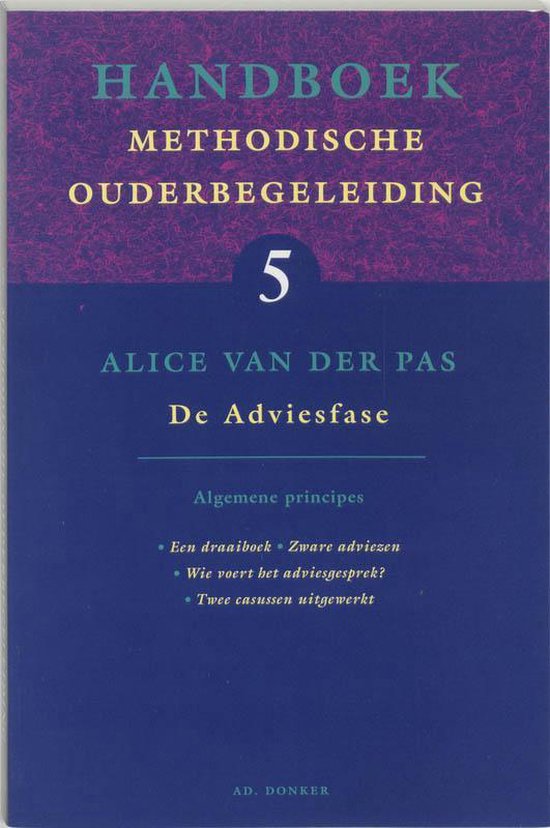 Boek-Handboek Methodische Ouderbeg.5 Adviesfa-tweedehands
