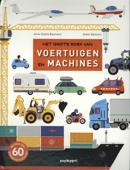 Boek-Het grote boek van voertuigen en machines-tweedehands