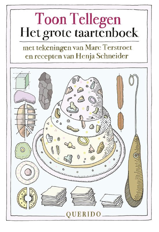 Boek-Het grote taartenboek-tweedehands
