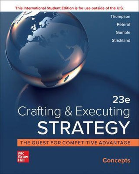 Boek-ISE Crafting and Executing Strategy: Concepts-tweedehands