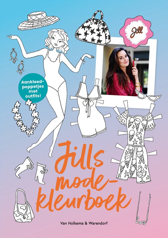Boek-Jill - Jills mode-kleurboek-tweedehands