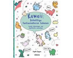 Boek-Kawaii schattige fantasiedieren tekenen-tweedehands