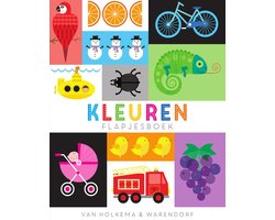 Boek-Kleuren flapjesboek-tweedehands