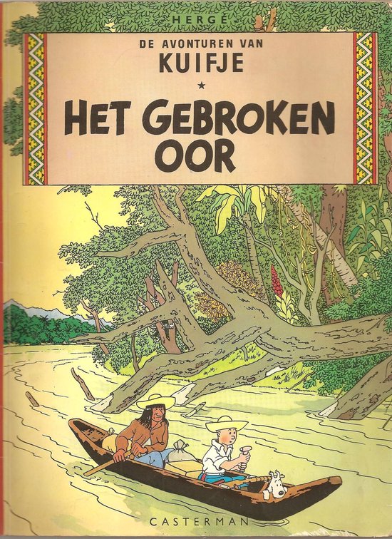 Boek-Kuifje 05 - Het gebroken oor-tweedehands