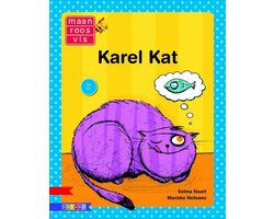 Boek-Maan roos vis - Karel kat-tweedehands