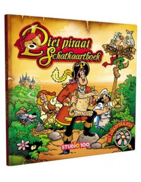 Boek-Piet Piraat Schatkaartboek-tweedehands