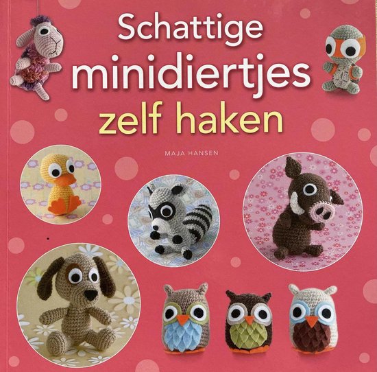 Boek-Schattige minidiertjes zelf haken-tweedehands