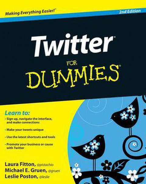 Boek-Twitter For Dummies-tweedehands