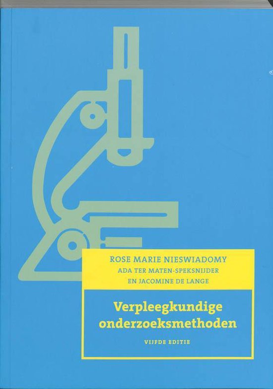 Boek-Verpleegkundige onderzoeksmethoden-tweedehands