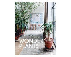 Wonderplants planten in het interieur, Lannoo boekomslag voorkant met kamerplanten, tweedehands