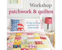 Boek-Workshop patchwork & quilten. 35 stap-voor-stap patchwork- en quiltprojecten-tweedehands