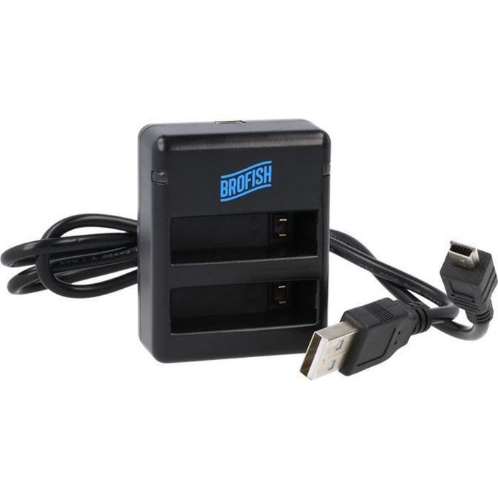 Brofish-Battery Charger voor GoPro Hero4 Accu (Nieuw)
