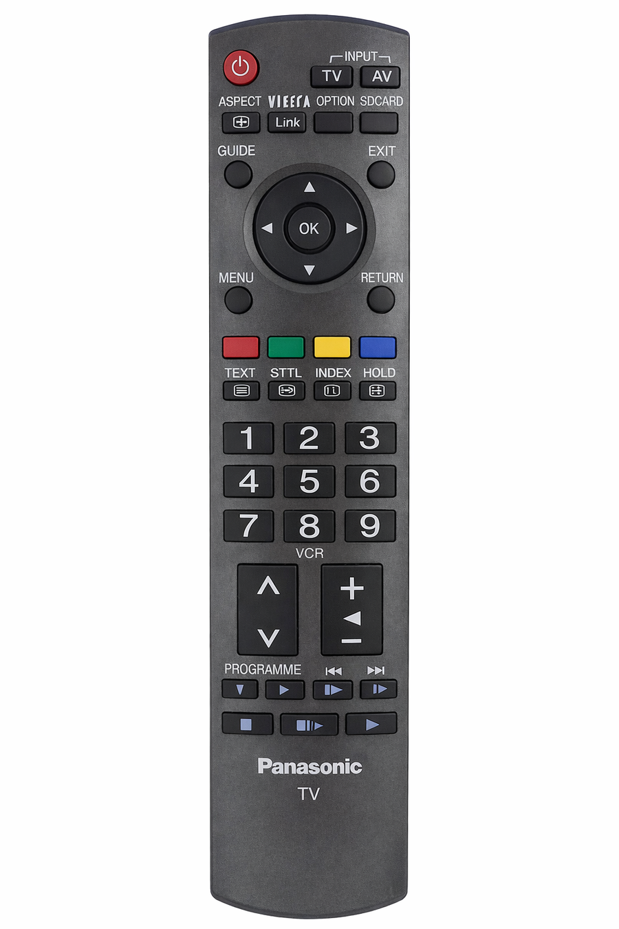 Panasonic-N2QAYB000239 Afstandsbediening voor Panasonic VIERA TV (TH-37PX80, TH-42PX80, TH-42PZ80, TH-46PZ80, TH-50PZ80, TX-26LXD80F, TX-32LXD80F, TX-32LXD85F, TX-37LXD85F, TX-37LZD80F, TX-37LZD85F)-tweedehands