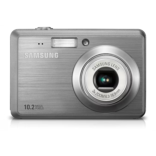 Samsung-ES55 Digitale Compact Camera - Zilver-tweedehands