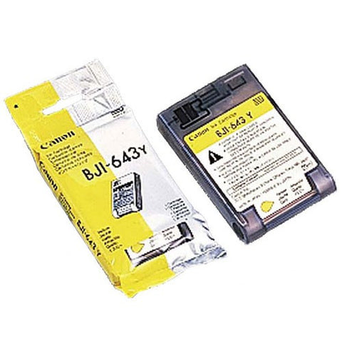 Canon-BJI‑643Y Yellow Ink Cartridge (29 ml) - Geel (Nieuw)