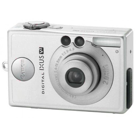 Canon-Digital IXUS V2 Digitale Compact Camera - Zilver Tweedehands