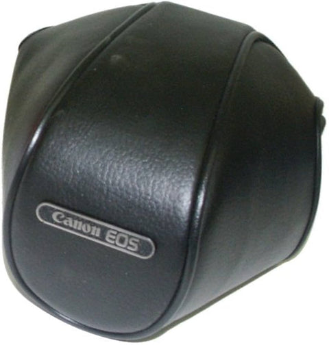 Canon EH8-L semi hard case voor EOS spiegelreflexcamera, zwart, voorkant met Canon EOS-plaatje, tweedehands