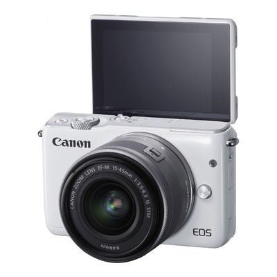 Canon-EOS M10 Systeemcamera + 15-45mm Lens - Wit Tweedehands