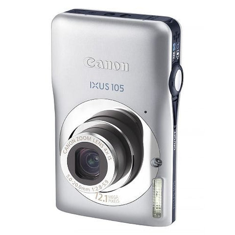 Canon-Ixus 105 Digitale Compact Camera - Zilver Tweedehands