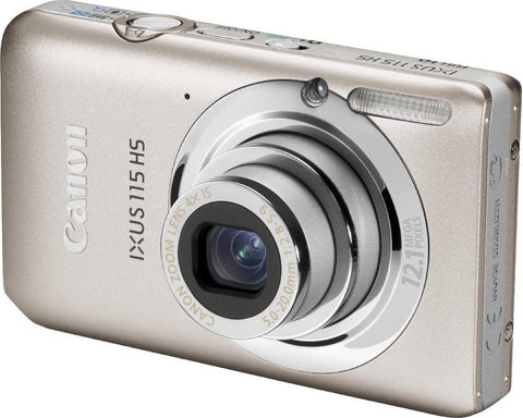 Canon-IXUS 115 HS Digitale Compact Camera - Zilver Tweedehands