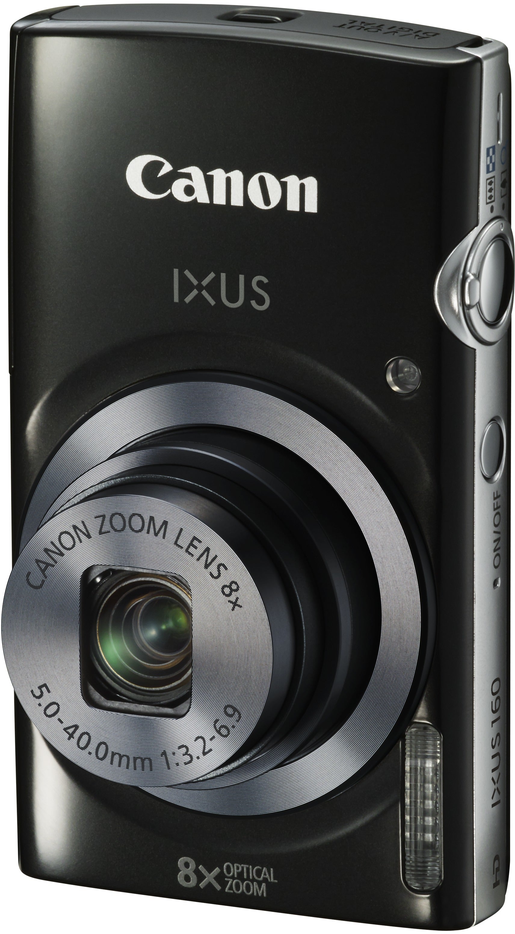 Canon IXUS 160 Digitale Compact Camera - Zwart (In doos) | Reway