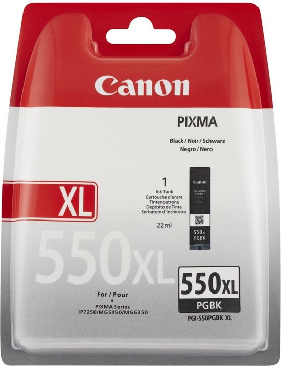Canon-PGI-550PGBK XL - Inktcartridge / Pigment Zwart (Nieuw)