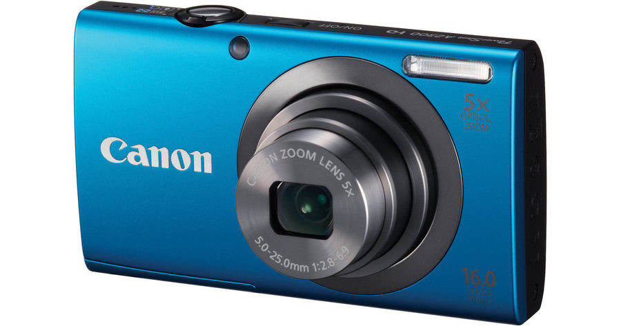 Canon-PowerShot A2300 Digitale Compact Camera - Blauw Tweedehands