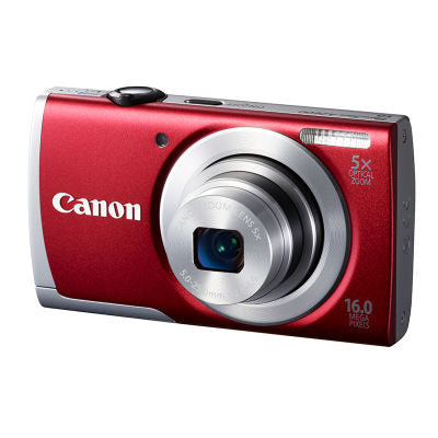 Canon-PowerShot A2600 HD Digitale Compact Camera - Rood (LEES BESCHRIJVING) Tweedehands